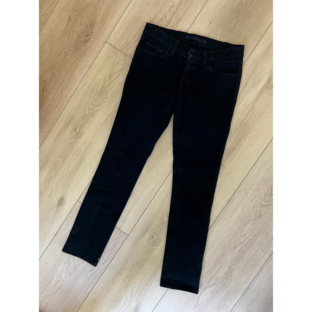 J Brand Black Skinny Leg‎ Jeans XS US 25 Fitted Denim